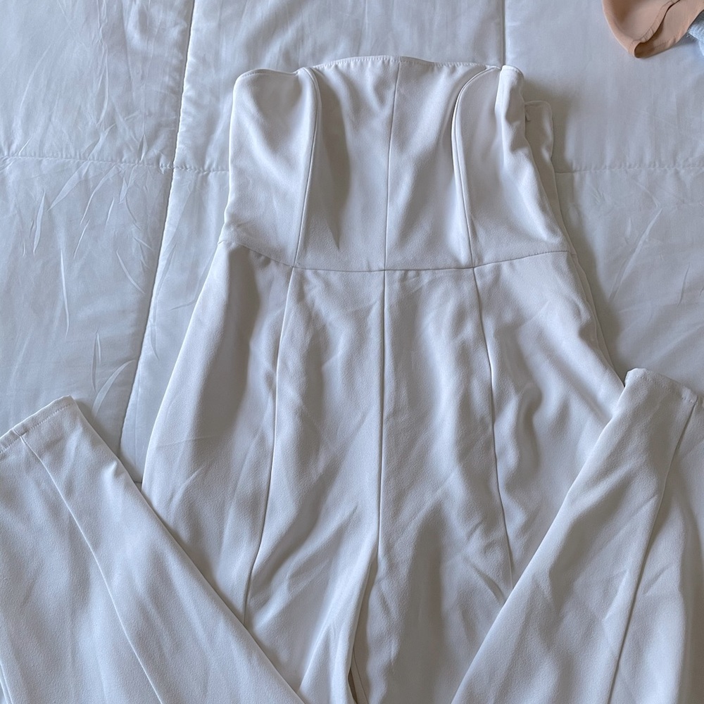 Leith strapless pant jumpsuit